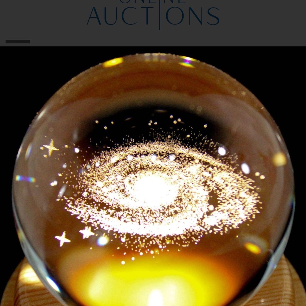 Galaxy Crystal Ball Night Light Accent Light